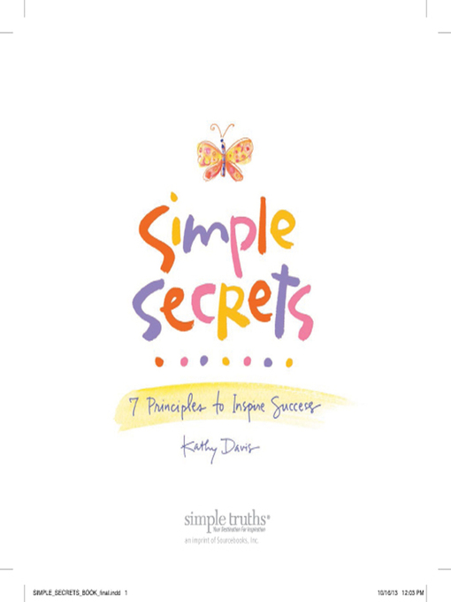 Title details for Simple Secrets by Kathy Davis - Available